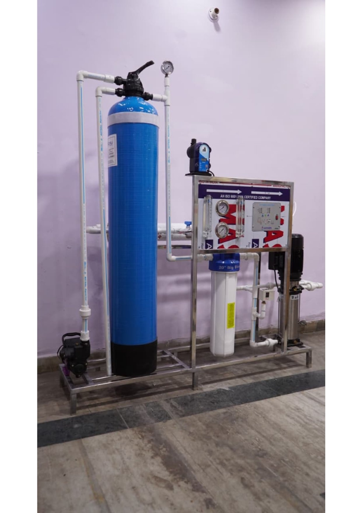 250 LPH RO PLANT - FRP